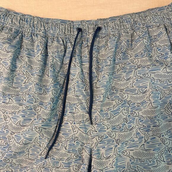 VINEYARD VINES Men’s 2XB (XXL Big) Swim Trunks Fish Print - Picture 2 of 7